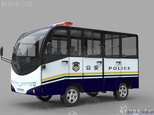 朗格海豚8座帶門警車TBH08-JM