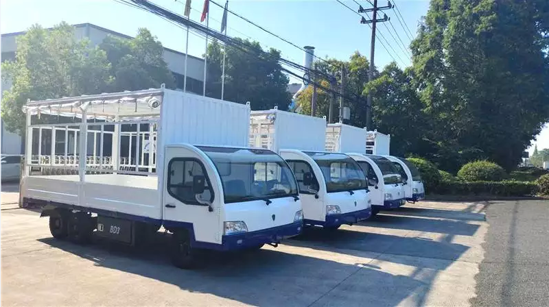 3噸電動平板車，工廠蓄電池搬運車