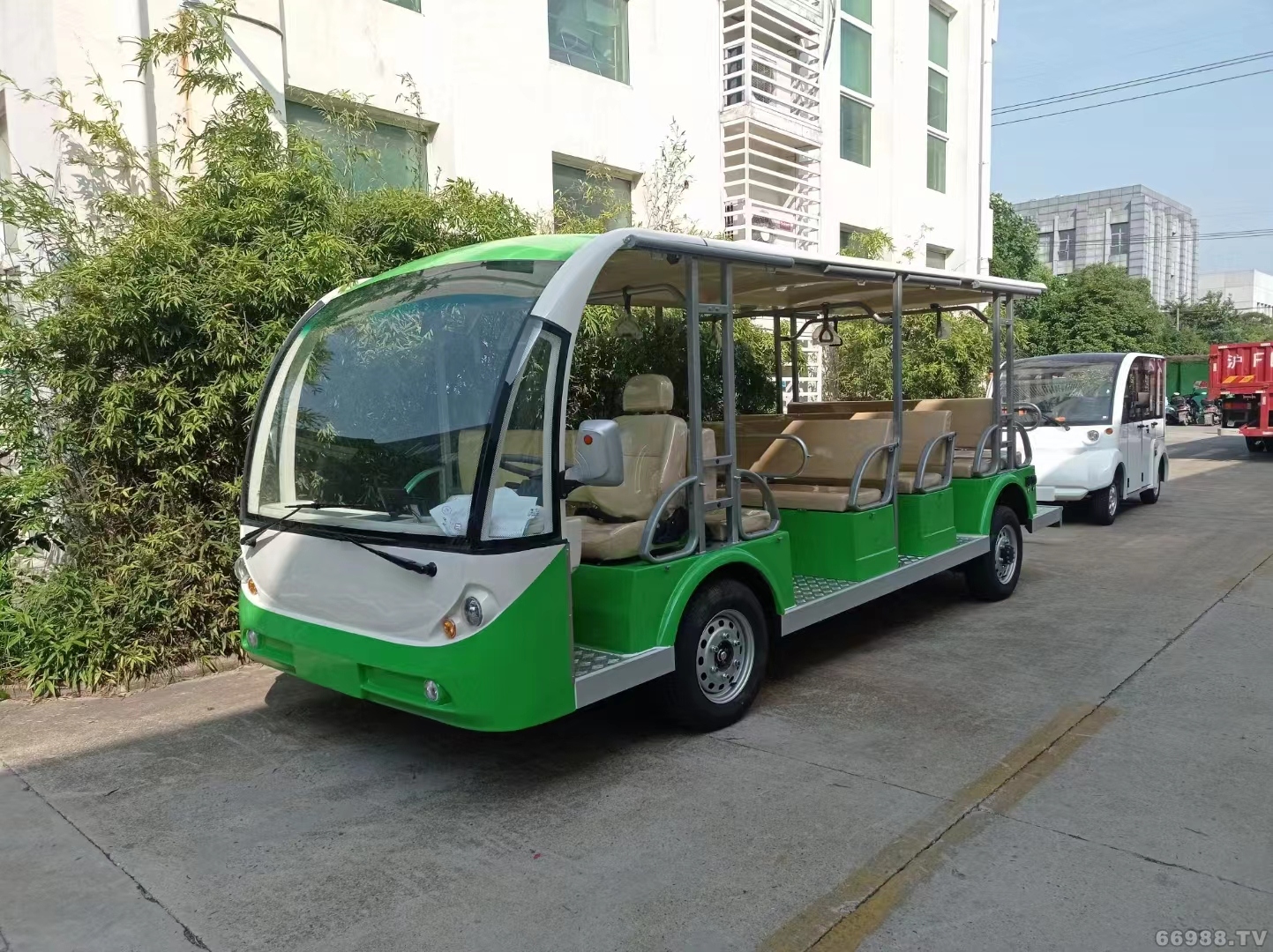 多座電動觀光游覽車，優(yōu)力德23座電瓶觀光車價格